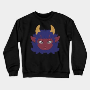 Demon lady Crewneck Sweatshirt